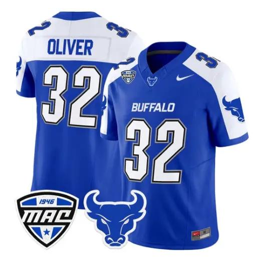 Branden Oliver Jersey #32 Buffalo Bulls 2026 All Stitched by My Store NCAA Football Jerseys