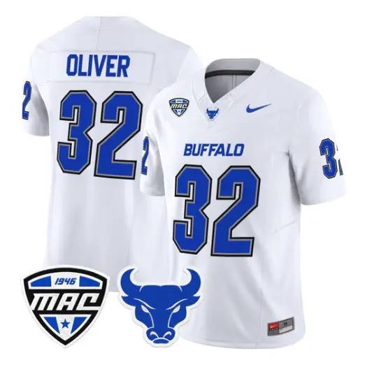 Branden Oliver Jersey #32 Buffalo Bulls 2026 All Stitched by My Store NCAA Football Jerseys