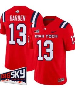 Bronson Barben Jersey #13 Utah Tech Trailblazers 2026 Stitched by My Store NCAA Football Jerseys