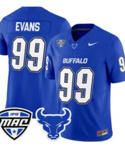 Cornell Evans Jersey #99 Buffalo Bulls 2026 All Stitched by My Store NCAA Football Jerseys