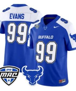 Cornell Evans Jersey #99 Buffalo Bulls 2026 All Stitched by My Store NCAA Football Jerseys