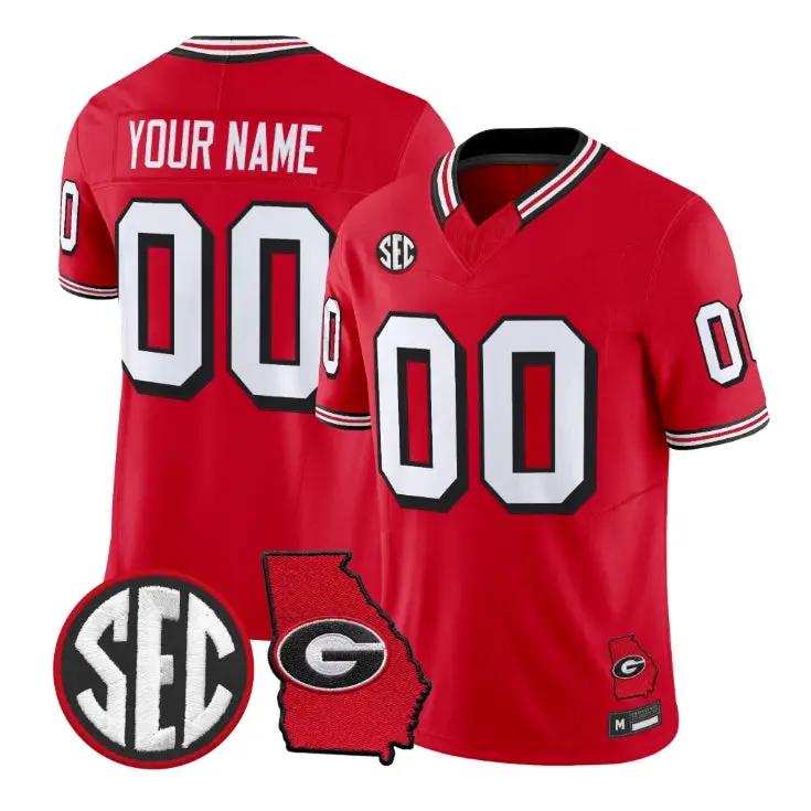 Custom Georgia Bulldogs Jersey 1995 Throwback 2026 Vapor Limited All Stitched 1 Custom Georgia Bulldogs Jersey 1995 Throwback 2026 Vapor Limited All Stitched by My Store NCAA Football Jerseys