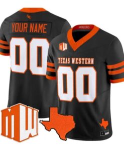 Custom UTEP Miners Jersey 2026 Going Dark in the Sun City 2026 Vapor Stitched by My Store NCAA Football Jerseys
