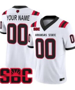 Custom Arkansas State Red Wolves Jersey 2026 Vapor All Stitched by My Store NCAA Football Jerseys