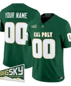 Custom Cal Poly Mustangs Jersey Name, Number 2026 Vapor Stitched by My Store NCAA Football Jerseys