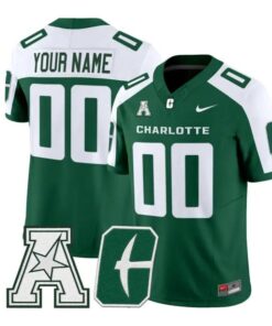 Custom Charlotte 49ers Jersey Name, Number 2026 Vapor All Stitched by My Store NCAA Football Jerseys