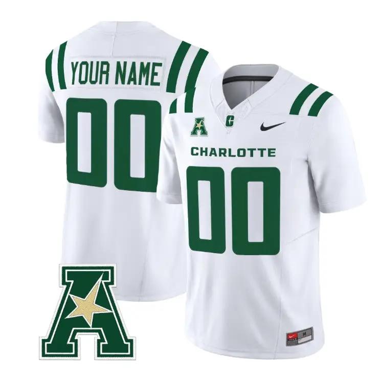 Custom Charlotte 49ers Jersey Name, Number 2026 Vapor All Stitched by My Store NCAA Football Jerseys