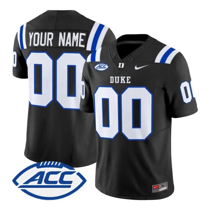 Custom_Duke_Blue_Devils_Jersey_Name_Number_2026_Vapor_All_Stitched_Black - Daily Sport Fan Custom Duke Blue Devils Jersey Name, Number 2026 Vapor All Stitched by My Store NCAA Football Jerseys