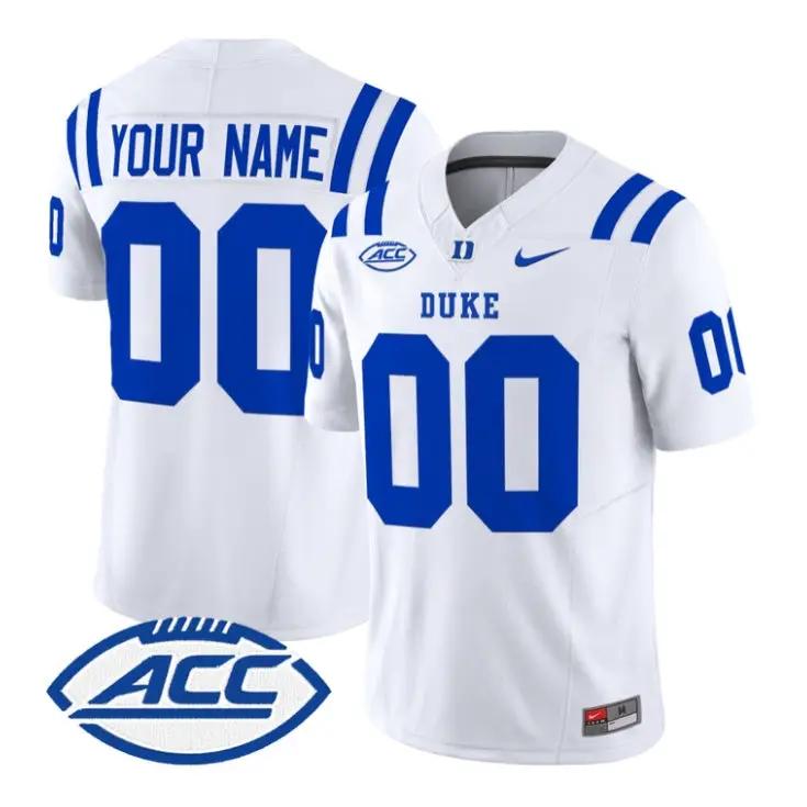 Custom_Duke_Blue_Devils_Jersey_Name_Number_2026_Vapor_All_Stitched_White - Daily Sport Fan Custom Duke Blue Devils Jersey Name, Number 2026 Vapor All Stitched by My Store NCAA Football Jerseys