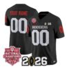 Custom_Indiana_Hoosiers_Jersey_Name_Number_2026_Glitter_Vapor_Stitched_Black - Daily Sport Fan Custom Indiana Hoosiers Jersey Name, Number 2026 Glitter Vapor Stitched by My Store NCAA Football Jerseys