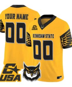 Custom Kennesaw State Owls Jersey Name, Number 2026 Vapor All Stitched by My Store NCAA Football Jerseys