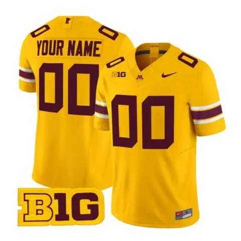 Custom Minnesota Golden Gophers Jersey 2026 Vapor All Stitched by My Store NCAA Football Jerseys
