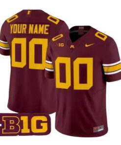 Custom Minnesota Golden Gophers Jersey 2026 Vapor All Stitched by My Store NCAA Football Jerseys