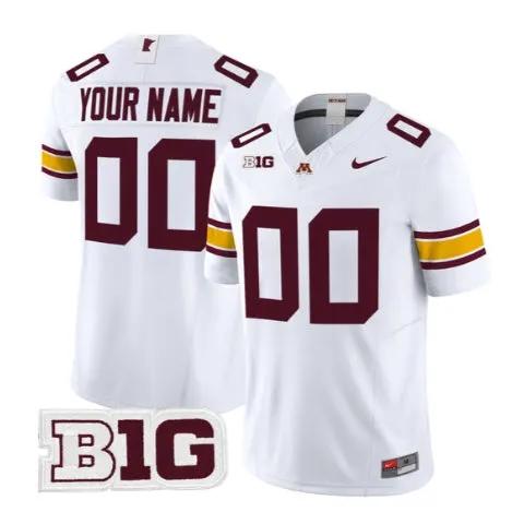 Custom Minnesota Golden Gophers Jersey 2026 Vapor All Stitched by My Store NCAA Football Jerseys