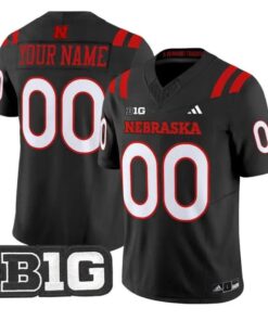 Custom Nebraska Huskers Jersey Name, Number 2026 Limited Stitched by My Store NCAA Football Jerseys