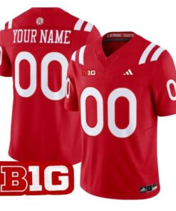 Custom Nebraska Huskers Jersey Name, Number 2026 Limited Stitched by My Store NCAA Football Jerseys