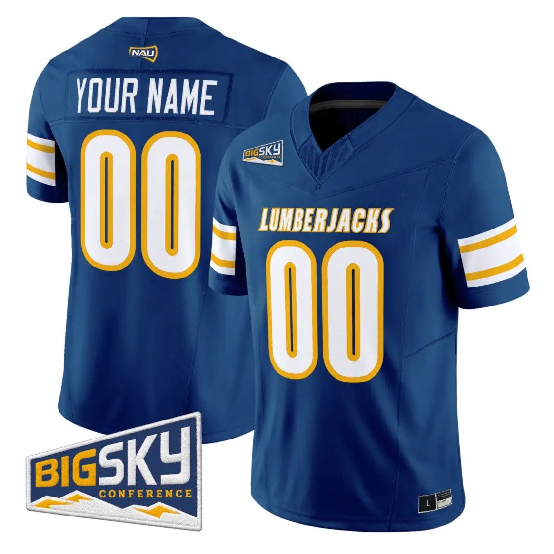 Custom Northern Arizona Lumberjacks Jersey Name, Number 2026 Stitched 2 Custom Northern Arizona Lumberjacks Jersey Name, Number 2026 Stitched by My Store NCAA Football Jerseys