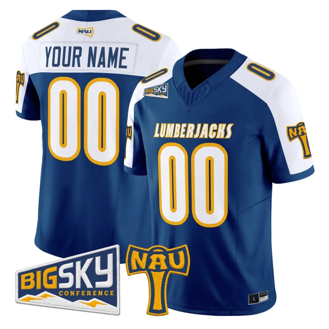 Custom Northern Arizona Lumberjacks Jersey Name, Number 2026 Stitched 1 Custom Northern Arizona Lumberjacks Jersey Name, Number 2026 Stitched by My Store NCAA Football Jerseys