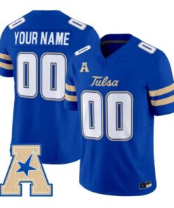 Custom Tulsa Golden Hurricane Jersey 2026 Vapor Limited All Stitched by My Store NCAA Football Jerseys
