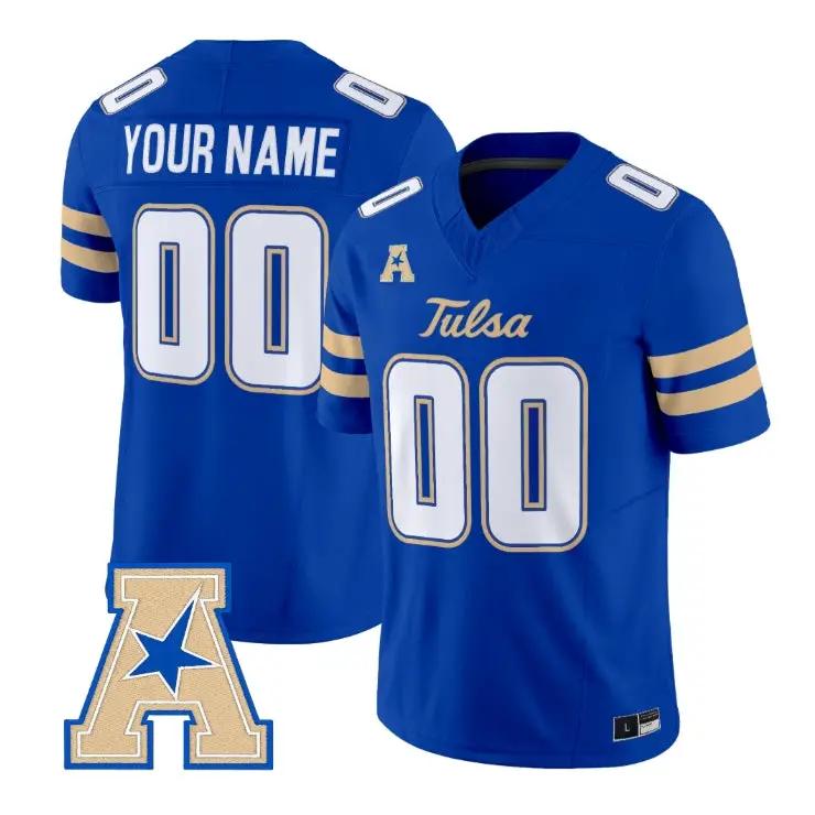 Custom Tulsa Golden Hurricane Jersey 2026 Vapor Limited All Stitched by My Store NCAA Football Jerseys