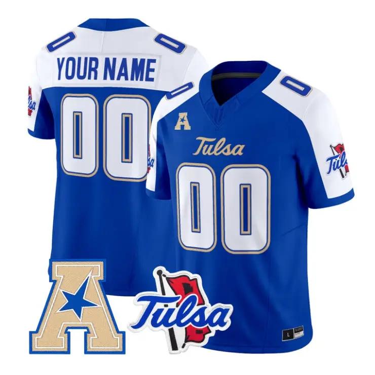 Custom Tulsa Golden Hurricane Jersey 2026 Vapor Limited All Stitched by My Store NCAA Football Jerseys