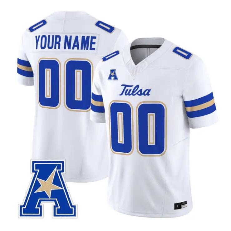Custom Tulsa Golden Hurricane Jersey 2026 Vapor Limited All Stitched by My Store NCAA Football Jerseys