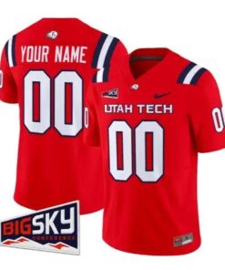 Custom Utah Tech Trailblazers Jersey Name, Number 2026 Stitched by My Store NCAA Football Jerseys
