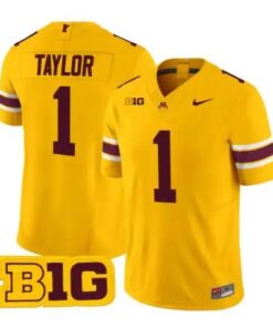Darius Taylor Jersey #1 Minnesota Golden Gophers 2026 Stitched by My Store NCAA Football Jerseys