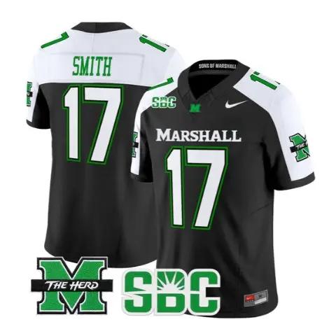 Daytione Smith Jersey #17 Marshall Thundering Herd Stitched 1 Daytione Smith Jersey #17 Marshall Thundering Herd Stitched by My Store NCAA Football Jerseys