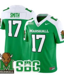 Daytione Smith Jersey #17 Marshall Thundering Herd Stitched 8 Daytione Smith Jersey #17 Marshall Thundering Herd Stitched by My Store NCAA Football Jerseys