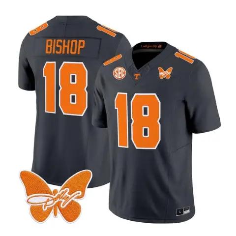DeSean Bishop Jersey #18 Tennessee Volunteers 2026 Stitched by My Store NCAA Football Jerseys