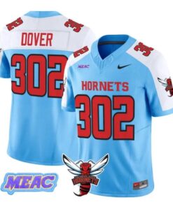 Dover_Jersey_302_Delaware_State_Hornets_2026_Vapor_Limited_Stitched_Blue_Alter - Daily Sport Fan Dover Jersey #302 Delaware State Hornets 2026 Vapor Limited Stitched by My Store NCAA Football Jerseys
