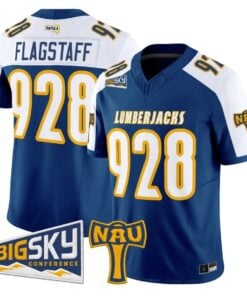 Flagstaff Jersey #928 Northern Arizona Lumberjacks 2026 Vapor Stitched by My Store NCAA Football Jerseys
