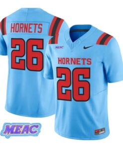 Hornets Jersey #26 Delaware State Hornets 2026 Vapor Limited Stitched by My Store NCAA Football Jerseys