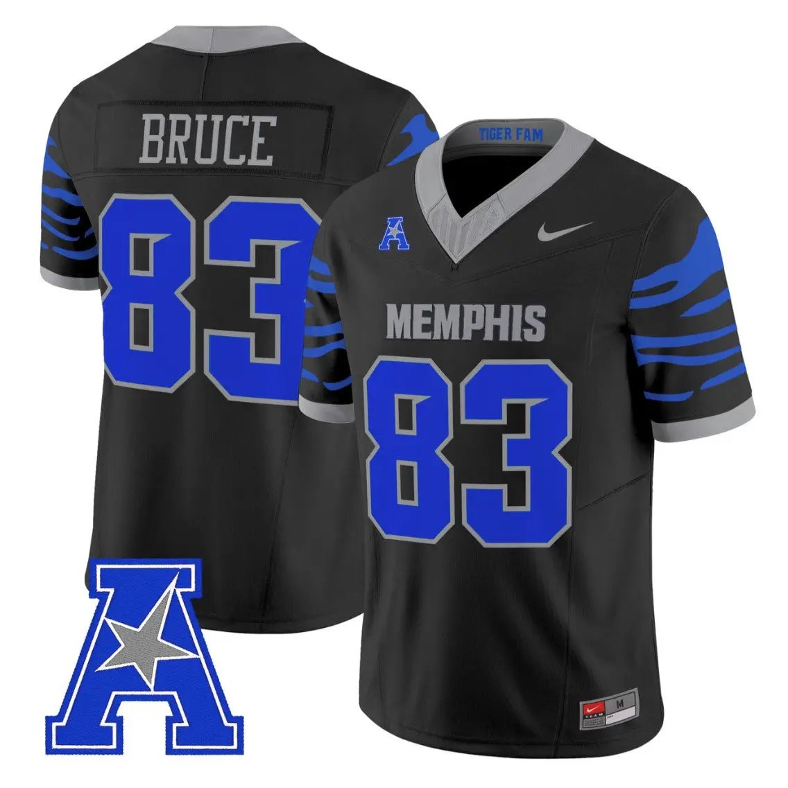 Isaac Bruce Jersey #83 Memphis Tigers 2026 Vapor Limited Stitched by My Store NCAA Football Jerseys