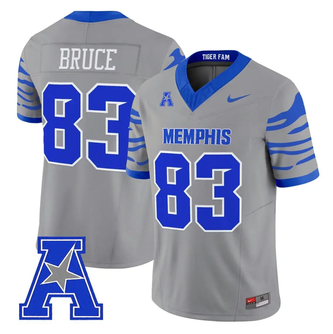 Isaac Bruce Jersey #83 Memphis Tigers 2026 Vapor Limited Stitched by My Store NCAA Football Jerseys