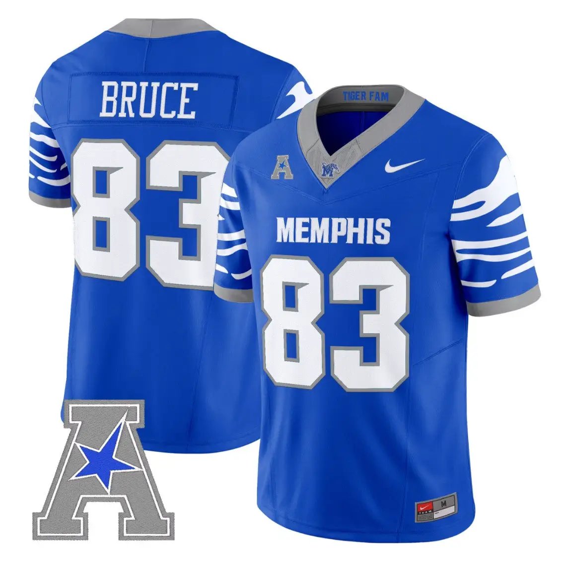 Isaac Bruce Jersey #83 Memphis Tigers 2026 Vapor Limited Stitched by My Store NCAA Football Jerseys