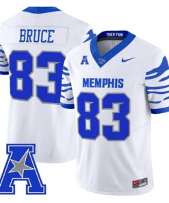 Isaac Bruce Jersey #83 Memphis Tigers 2026 Vapor Limited Stitched by My Store NCAA Football Jerseys