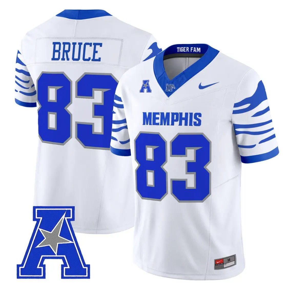Isaac Bruce Jersey #83 Memphis Tigers 2026 Vapor Limited Stitched by My Store NCAA Football Jerseys