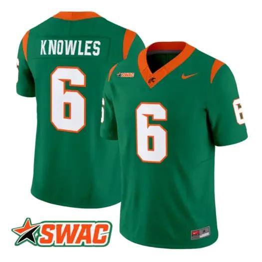 Isaiah Knowles Jersey #6 Florida A&M Rattlers 2026 Limited Stitched 1 Isaiah Knowles Jersey #6 Florida A&M Rattlers 2026 Limited Stitched by My Store NCAA Football Jerseys
