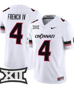 JC French Jersey #4 Cincinnati Bearcats 2026 Vapor Limited All Stitched by My Store NCAA Football Jerseys