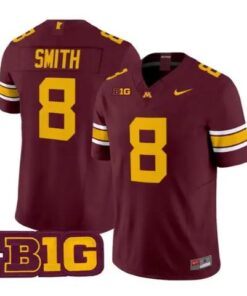 Jalen Smith Jersey #8 Minnesota Golden Gophers 2026 Stitched by My Store NCAA Football Jerseys