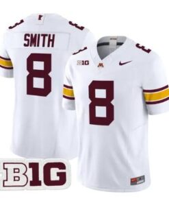 Jalen Smith Jersey #8 Minnesota Golden Gophers 2026 Stitched by My Store NCAA Football Jerseys
