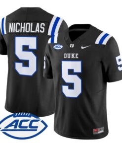Javen Nicholas Jersey #5 Duke Blue Devils 2026 Limited All Stitched by My Store NCAA Football Jerseys