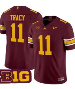 Javon Tracy Jersey #11 Minnesota Golden Gophers 2026 Stitched by My Store NCAA Football Jerseys