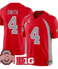 Jeremiah Smith Jersey #4 Ohio State Buckeyes 2026 Vapor All Stitched by My Store NCAA Football Jerseys