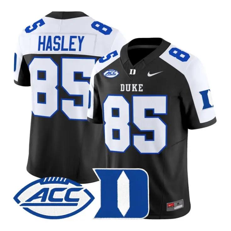 Jeremiah_Hasley_Jersey_85_Duke_Blue_Devils_2026_Vapor_All_Stitched_Black_Alter - Daily Sport Fan Jeremiah Hasley Jersey #85 Duke Blue Devils 2026 Vapor All Stitched by My Store NCAA Football Jerseys