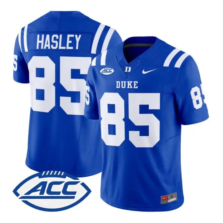 Jeremiah_Hasley_Jersey_85_Duke_Blue_Devils_2026_Vapor_All_Stitched_Royal - Daily Sport Fan Jeremiah Hasley Jersey #85 Duke Blue Devils 2026 Vapor All Stitched by My Store NCAA Football Jerseys