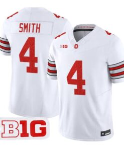 Jeremiah Smith Jersey #4 Ohio State Buckeyes Glitter Vapor Stitched by My Store NCAA Football Jerseys