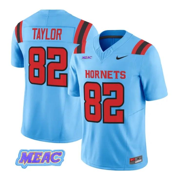 John_Taylor_Jersey_82_Delaware_State_Hornets_2026_Vapor_All_Stitched_Blue - Daily Sport Fan John Taylor Jersey #82 Delaware State Hornets 2026 Vapor All Stitched by My Store NCAA Football Jerseys